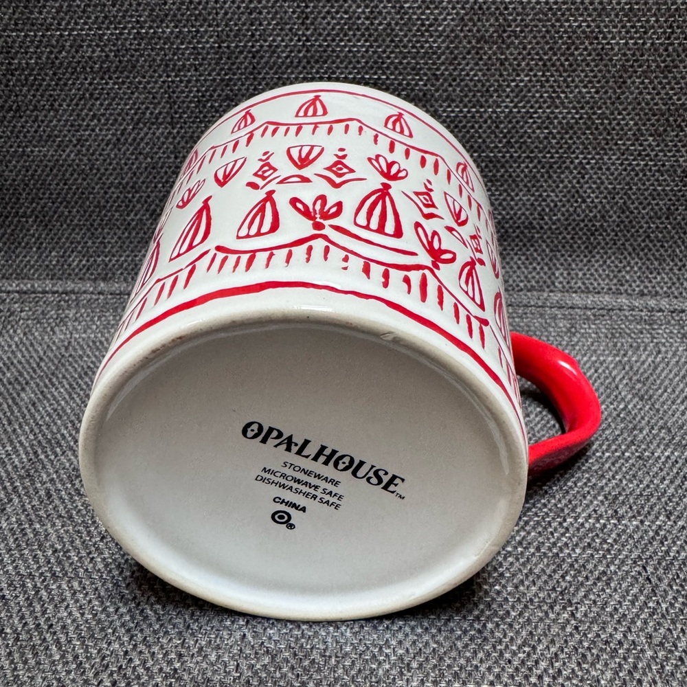 Opalhouse Mug Embossed Textured Cup Red - Picture 5 of 5